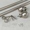Umbra Umbra Bolas Nickel Silver Curtain Rod 36 in. L X 72 in. L 1018400-1001 - alternate 5